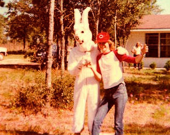 Johnny Rabbit and Rick, Easter 1977
