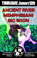 Gainesville, Florida ~ Big Bison at 1982 Bar with Ancient River and Memphibians... 01-12-2012